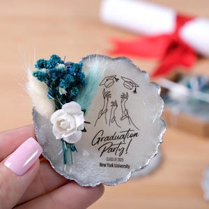 Graduation Party Favors, Epoxy Magnet, Class of 2025, Graduation Favors,Custom Fridge Magnet, 2025 Graduation Magnet Favor, Grad Party Favor