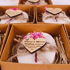 Wedding Scented Soap Bulk, Personalized Wedding Favors for Guests, Bridal Shower Soap Favors, Soap Gifts, Soap Favors Wedding, Handmade Soap