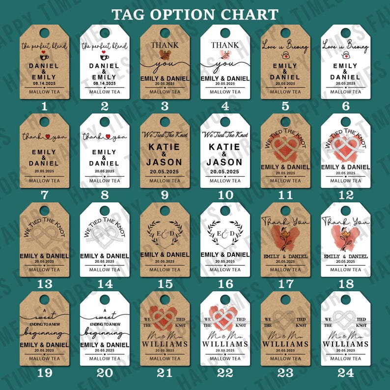 TAG CHART
Wedding Tea Favors for Guests – Loose Leaf Herbal Tea Jars | Rustic Wedding Guest Gifts | Personalized Bridal Shower Favors | Tea Party Favors

Delight your guests with these charming Wedding Tea Favors – elegant glass jars filled with premium loose leaf herbal tea, personalized for your special day. These rustic favors are perfect for weddings, bridal showers, tea parties, or engagement celebrations, offering a thoughtful and aromatic thank-you gift your guests will truly enjoy.