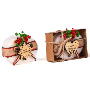 Handmade Personalized Christmas Gifts, New Year Gifts, Personalized Scented Soap Christmas Favors, Merry Christmas Favors, Noel, X-mas Gifts