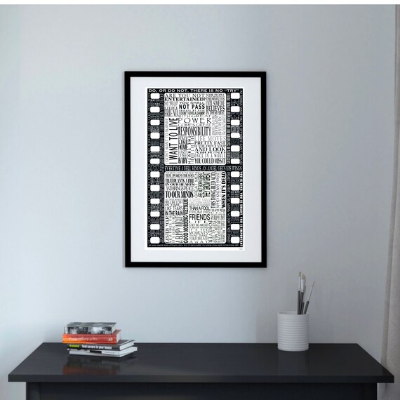 Film Reel Movie Quotes Etsy