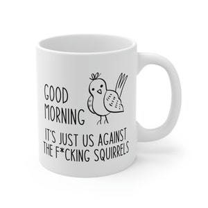 Funny Bird Mug, Bird Watching Gift for Bird Lover, Present for Her or Him