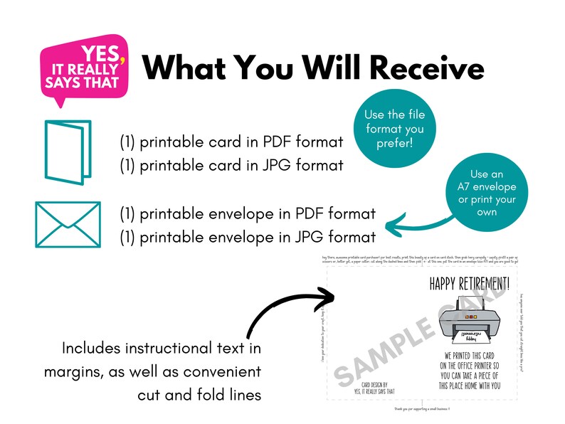 Printable Retirement Card Funny Retirement Gift Printable - Etsy