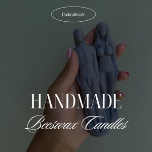Velas de cuerpo entero: velas rituales de cera de abejas para hombres y mujeres, velas de altar, hoodoo, velas humanas, mecha de cáñamo, velas artesanales, hechizos de amor
