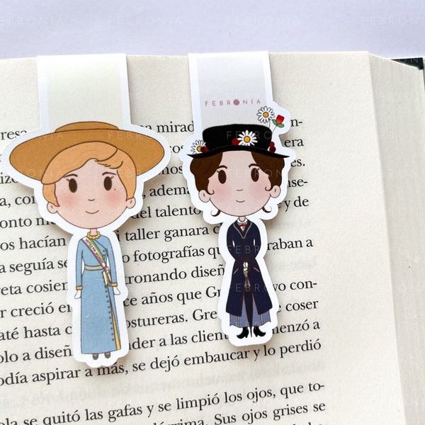 Mary Poppins / Winifred Banks Marcapáginas magnético - Magnetic Bookmark Mary Poppins / Winifred Banks / Punto de libro