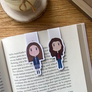 Mother and Daughter Magnetic Bookmark