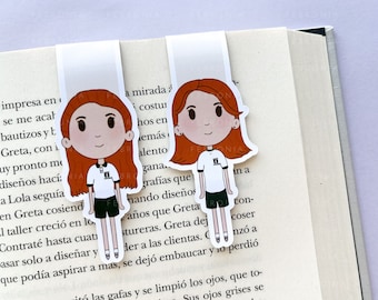 You to London and I to California Magnetic bookmark - Annie & Hallie - Parent Trap Magnetic bookmark / Bookmark