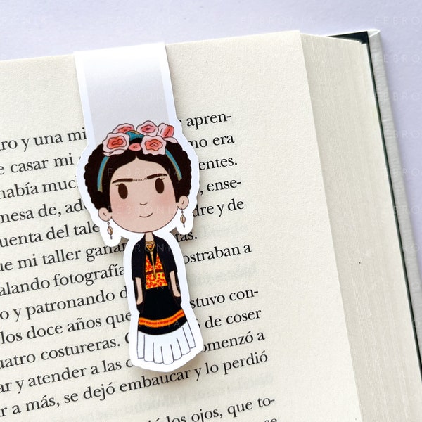 Frida Kahlo Marcapáginas magnético - Magnetic Bookmark / Punto de libro