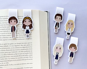 Gossip Girl Magnetic Bookmark - Blair, Serena, Dan, Chuck, Nate, Jenny Magnetic Bookmark / Bookmark