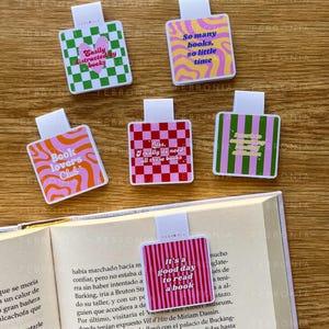 Book Lovers Quotes Magnetic Bookmark - Book Lovers Quotes Magnetic Bookmark