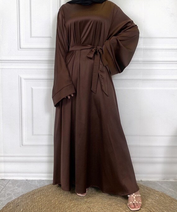 Abaya satin clearance