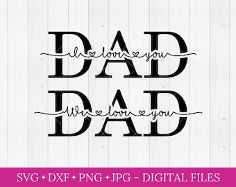 Download Dad I Love You Svg Etsy