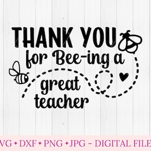 Merci d'être un grand professeur svg pour cricut, cadeau d'éducateur des enfants, cadeau de professeur, appréciation du professeur, merci d'être génial