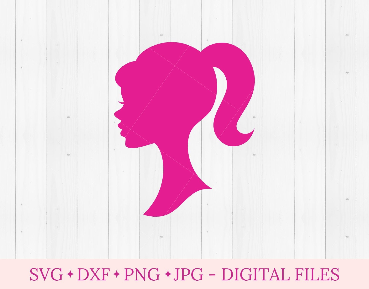 Doll Head Svg Woman Head Silhouette Svg Doll Clipart Etsy UK