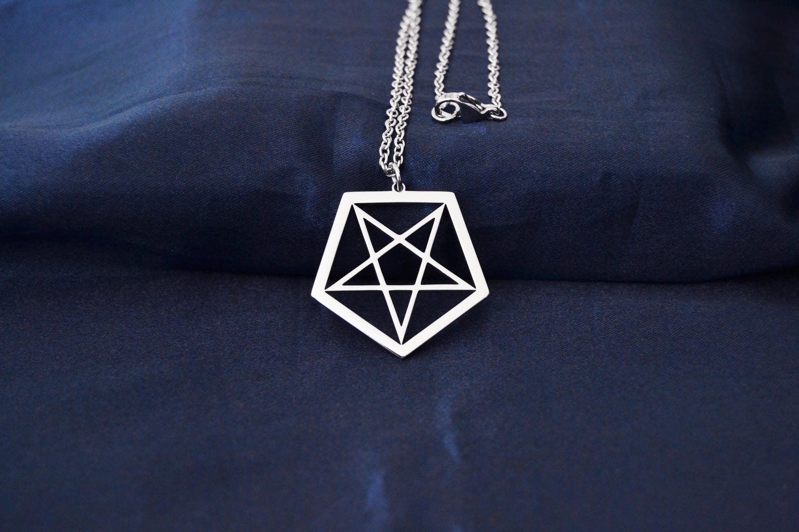 Superb Pentagon and Inverted Pentagram Symbol of Domination Over ...