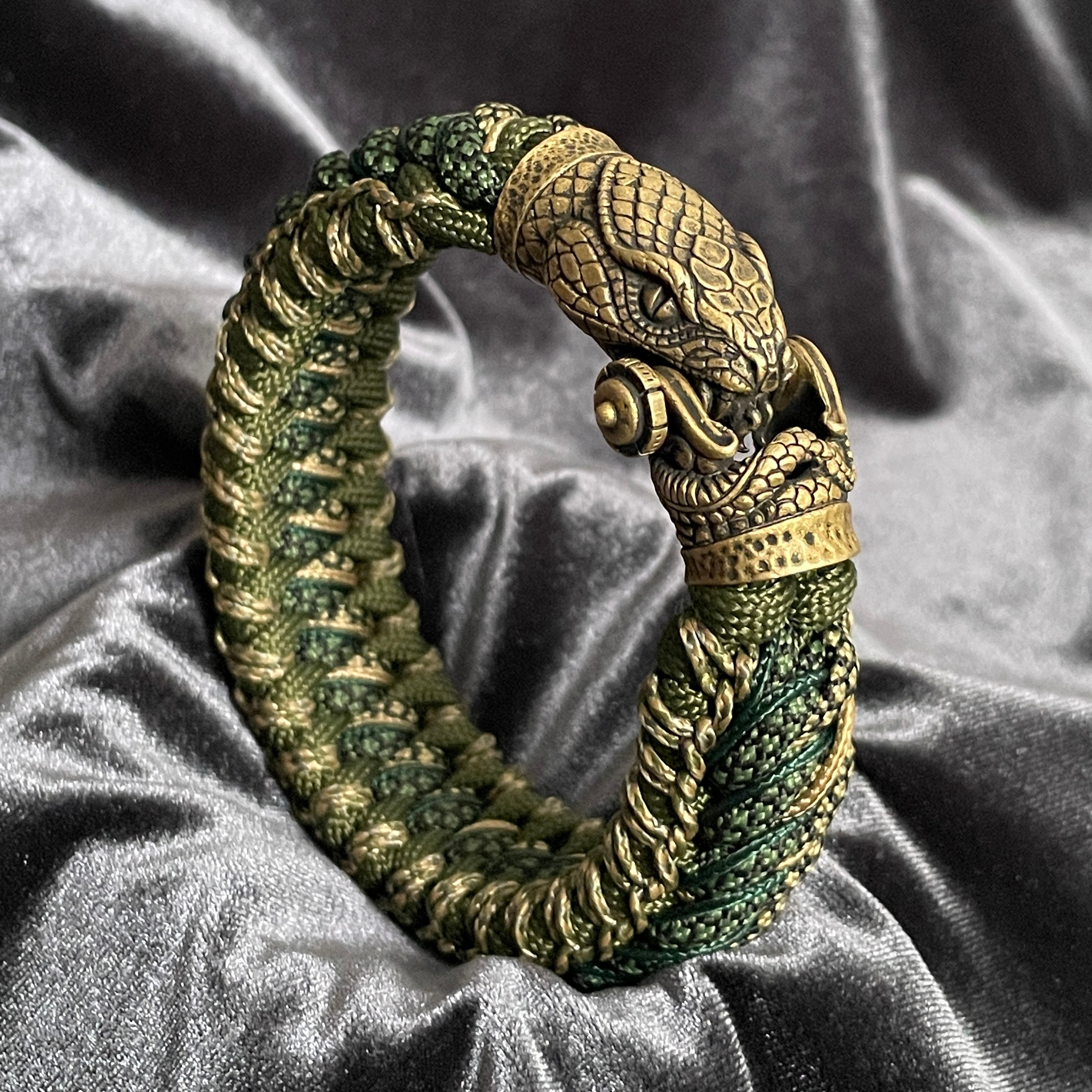 Amazing Hognose Snake Bracelet | Brass Clasp Braclet