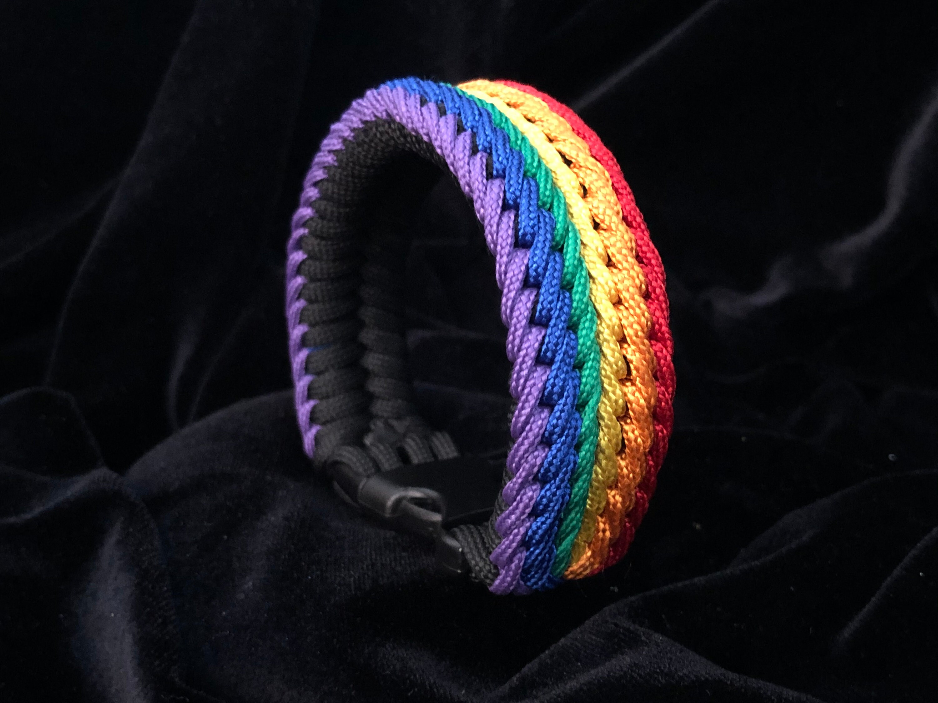 LGBT Gay Pride Rainbow Paracord Bracelet FISHTAIL STITCHED Etsy UK
