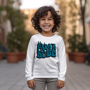 Dada’s Little Dude Shirt | Dad’s Boy Toddler or Baby Tee | Father’s Day Gift for Dad & Son | Cute Boy Dad Outfit | Matching Family Tee