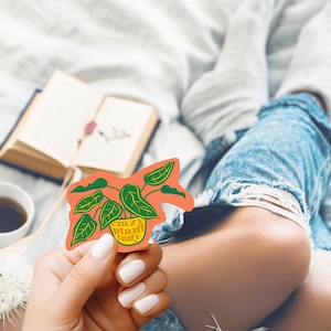 Crazy Plant Lady Sticker | Die-Cut Vinyl Decal | Plant Mom Gift | Indoor Plant Lover