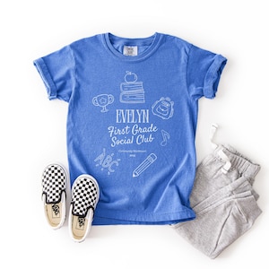 Back to School Tee | Personalized Kids Shirt | Grade Level T‑Shirt | School Spirit