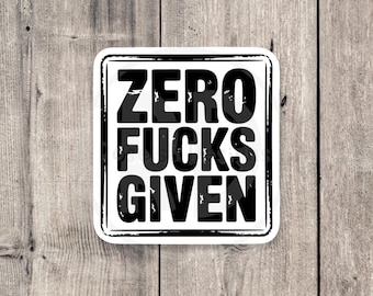 Funny Offensive Water Bottle Sticker: Sarcastic Mature Gift