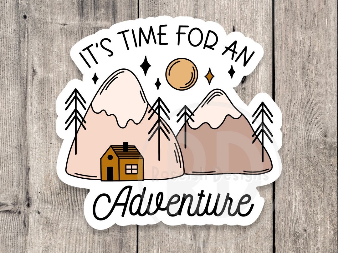 Adventure Sticker: Outdoorsy Hiking, Camping Life, Travel - Etsy