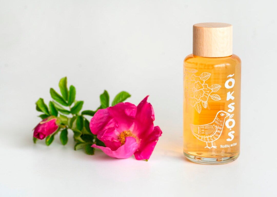 Homemade Natural Apple Cider Vinegar With Wild Roses 100 Ml 0.90 Oz