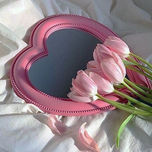Heart Shaped Vanity Mirror Etsy