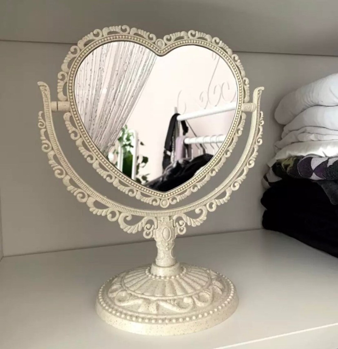 Heart Shaped Vanity Mirror Etsy