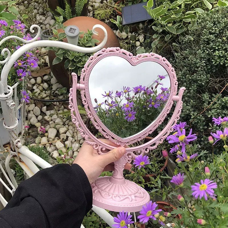 Heart Shaped Vanity Mirror Etsy