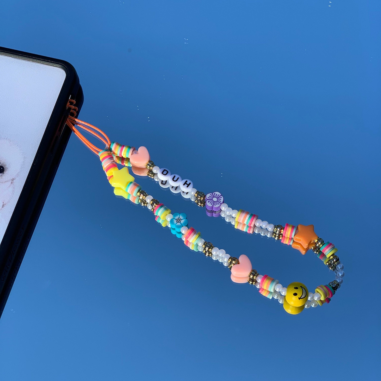 Custom Beaded Phone Chain Cute custom phone straps Etsy