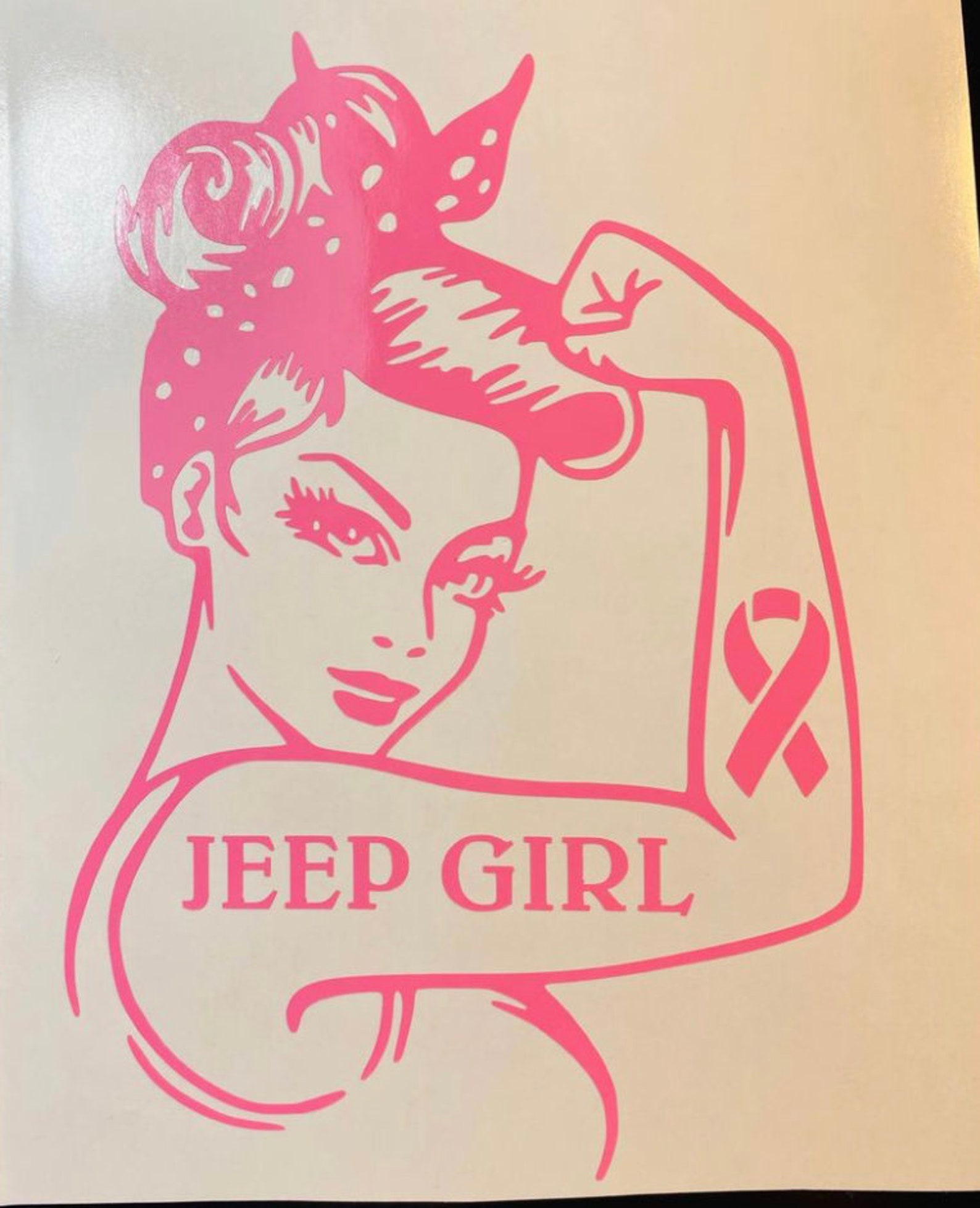 Jeep Decal Jeep Girl Etsy