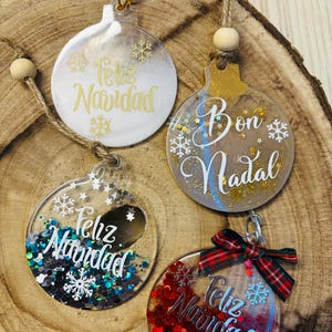 esferas navidad resina