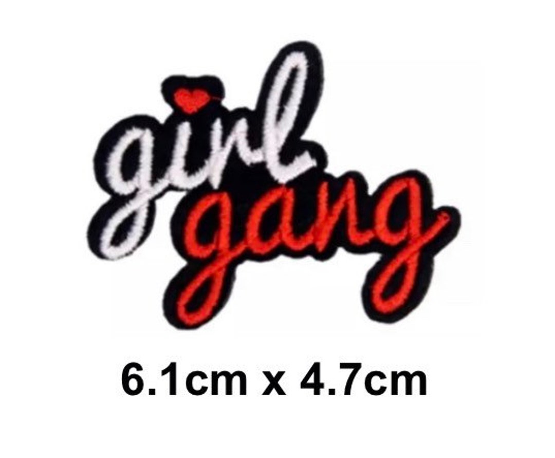 Girl Gang Patch dollarscute Patchiron on Patchembroidered Etsy UK