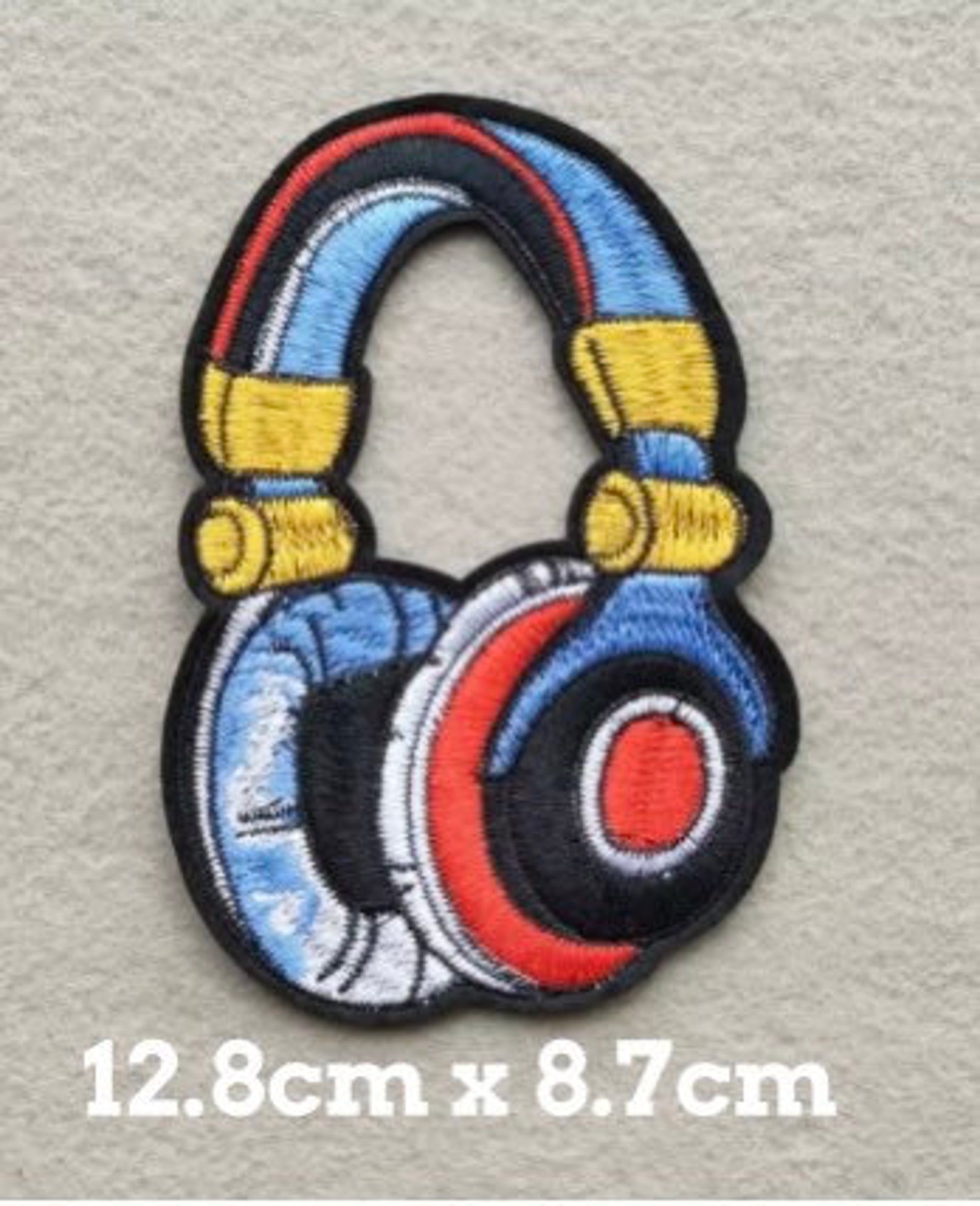 Headphones Patch-music Patch-cute Patch-iron on - Etsy
