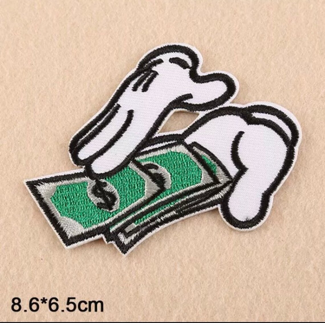 MoneyDollarsCute PatchIron on Patchembroidered Etsy