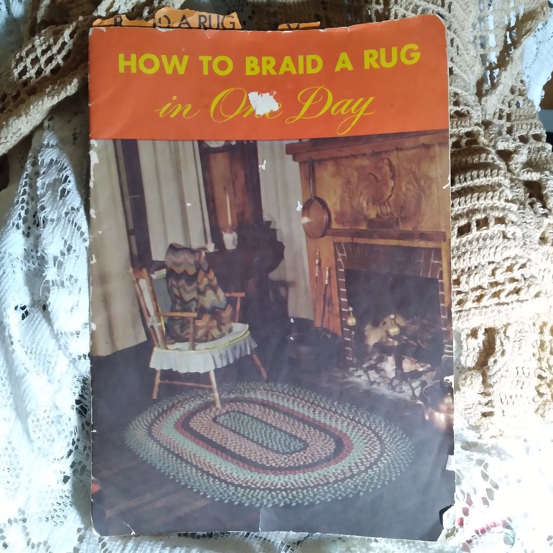 1949 How to Braid a Rug in One Day Howto Instruction Etsy