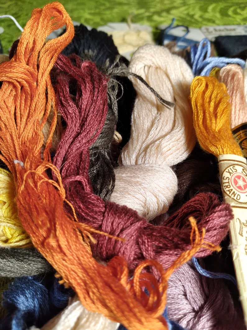Cotton Embroidery Thread, DMC Cotton, Skeins of Cotton, Cross Stitch ...