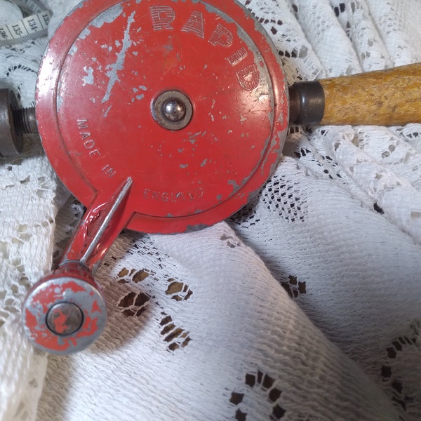 Hand Crank Drill, Off-Grid Tool, Tools, Hand Tools, Manual, Made in England, Rapid, Collectible
