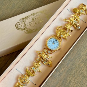 Vintage 90s Kirks Folly Gold Tone Moon Phase Celestial Charm  display picture 1