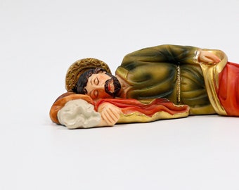 Sleeping Saint Joseph Statue made of resin 5.11 inches/13cm, Sleeping Saint Joseph, Sleeping Saint Joseph Statue