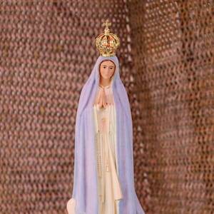 Weather image Our Lady of Fatima,Religious Statue,Figurine Virgin Mary, Changes color with the weather, Polystyrene Resin, Different sizes