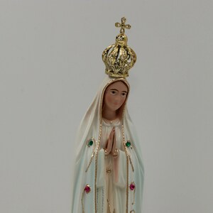 Statue Our Lady of Fatima,Virgin Mary Statue,Figurine Christianity Religion 26cm Religious Gift
