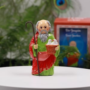 Statue des Heiligen Joachim, Estátua São Joaquim, handbemalt, Sammlerfigur, Geschenk katholischer Schmuck, religiöses Geschenk, Lello&Lilla, katholische Religion