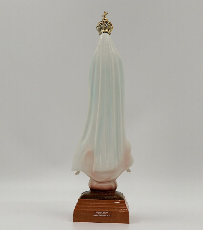 Statue Our Lady of Fatima,Virgin Mary Statue,Figurine Christianity Religion 26cm Religious Gift