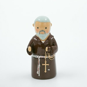 Padre Pio, Children Catholic Religion, Hand Painted, Catholic Decor, Hand crafted Religious Statue, Lello&Lilla ,Gift