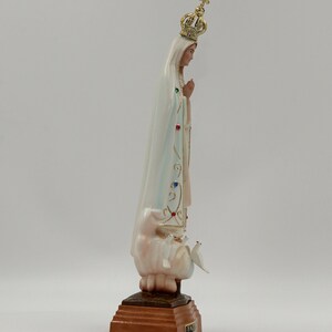 Statue Our Lady of Fatima,Virgin Mary Statue,Figurine Christianity Religion 26cm Religious Gift