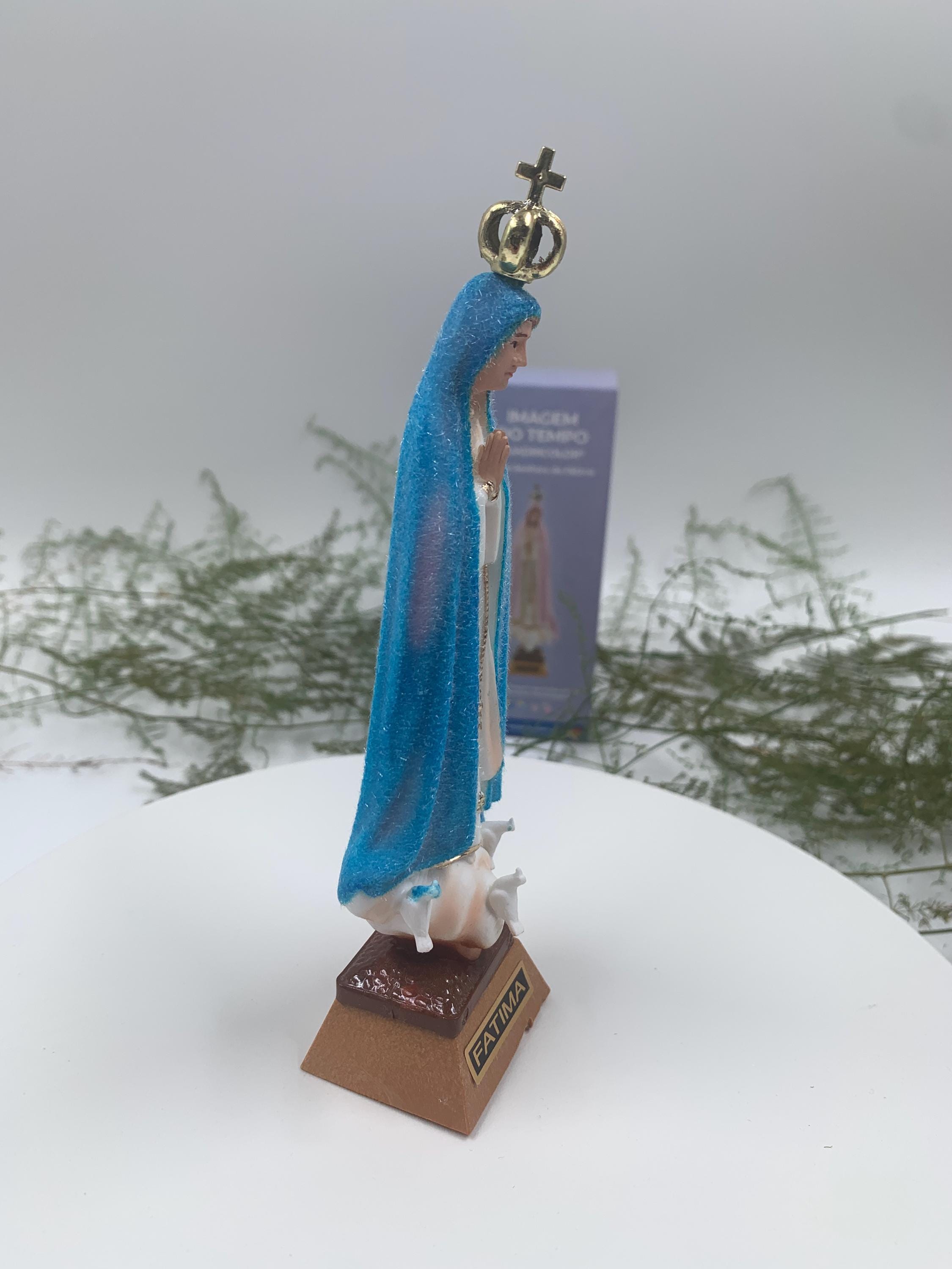 Weather Image, Statue Our Lady of Fatima, Virgin Mary, Quadricolor