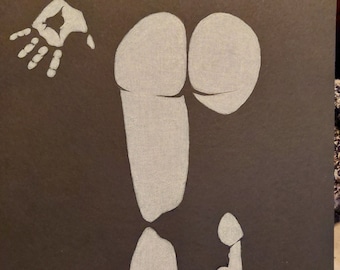 Vrouw tegen glas gedrukt (achter)