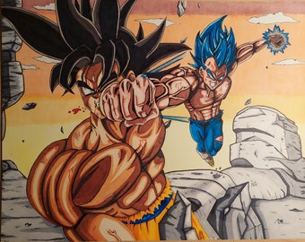 Goku contre Vegeta